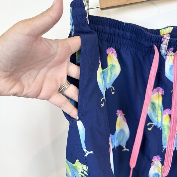 Chubbies Swim Trunks Men's XXL Blue Rooster The Fowl Play Shorts NO LINER - Picture 3 of 10